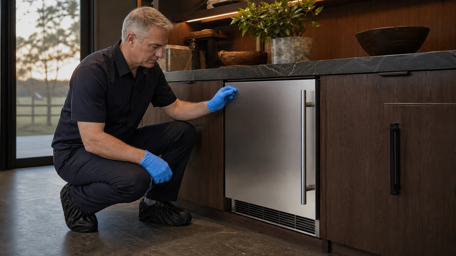 Undercounter ice maker diagnostic visit in Bridgehampton
